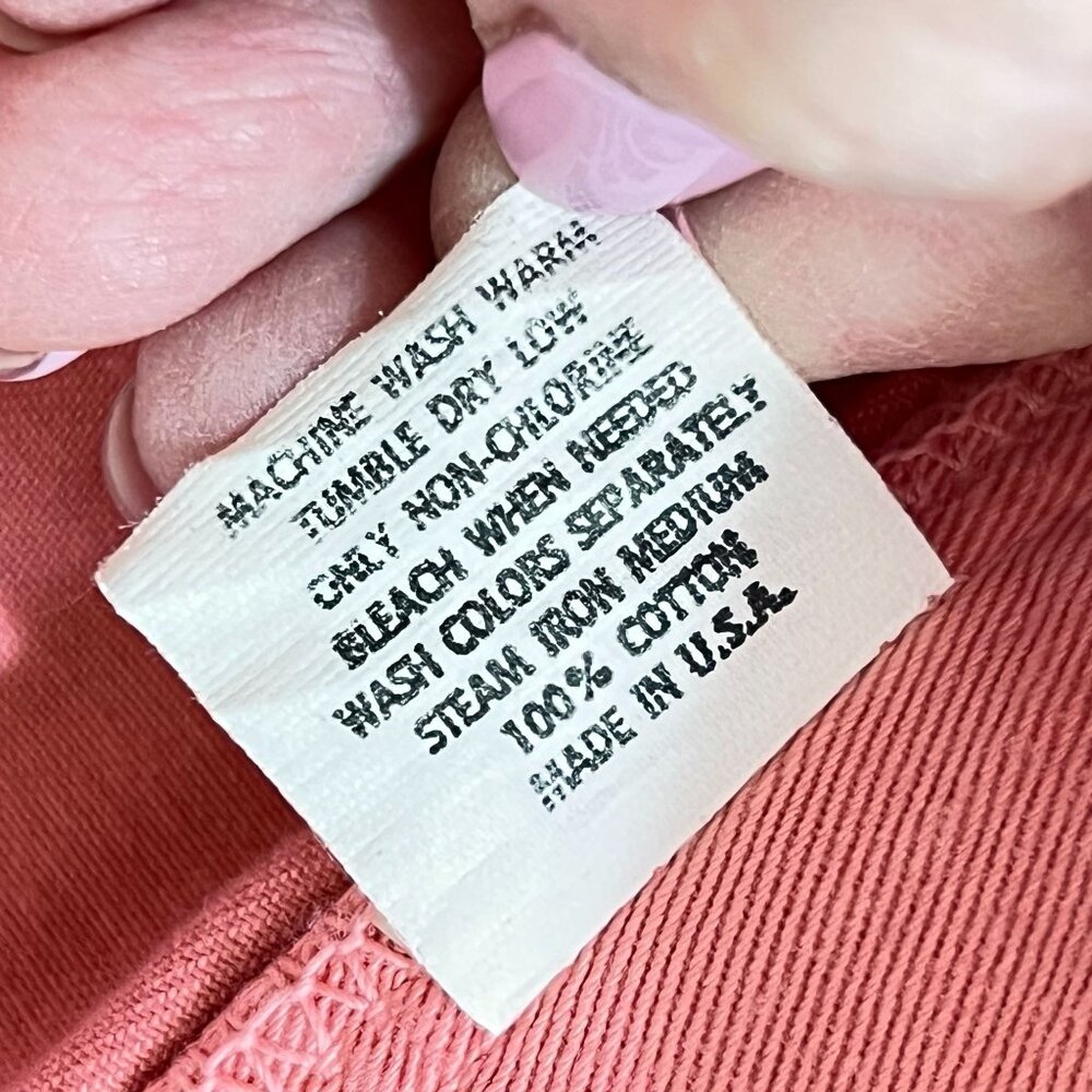 NWT Vtg Polo Ralph Lauren Mens Pleated Jeans 32x36 Retro Coral Pink Cotton USA - Picture 9 of 14